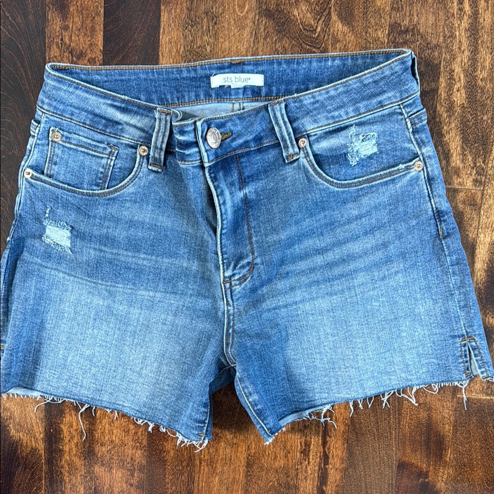 STS Blue Jean Shorts Distressed Medium-Wash